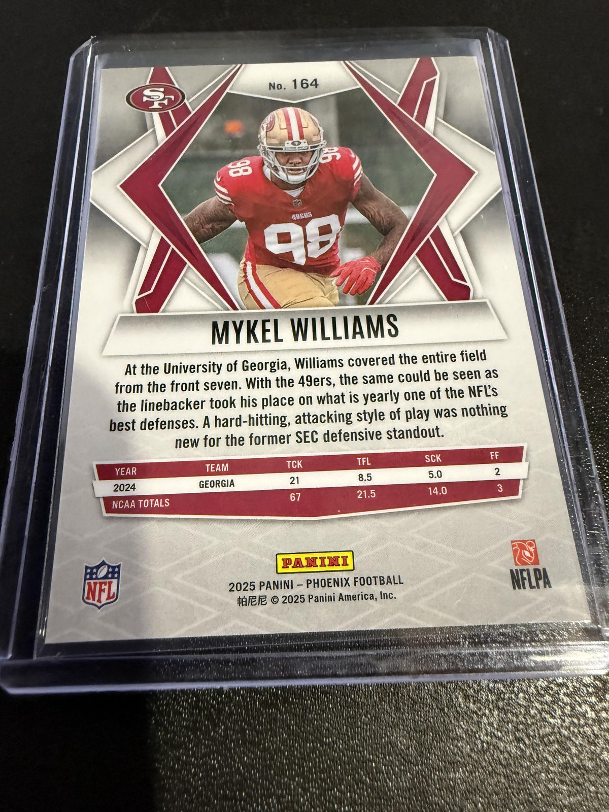2025 Panini Phoenix #164 Mykel Williams