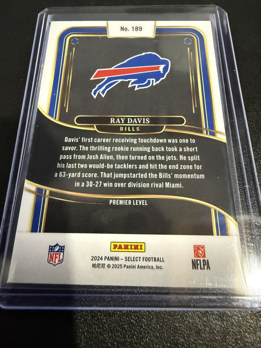 2024 Panini Select #189 Ray Davis