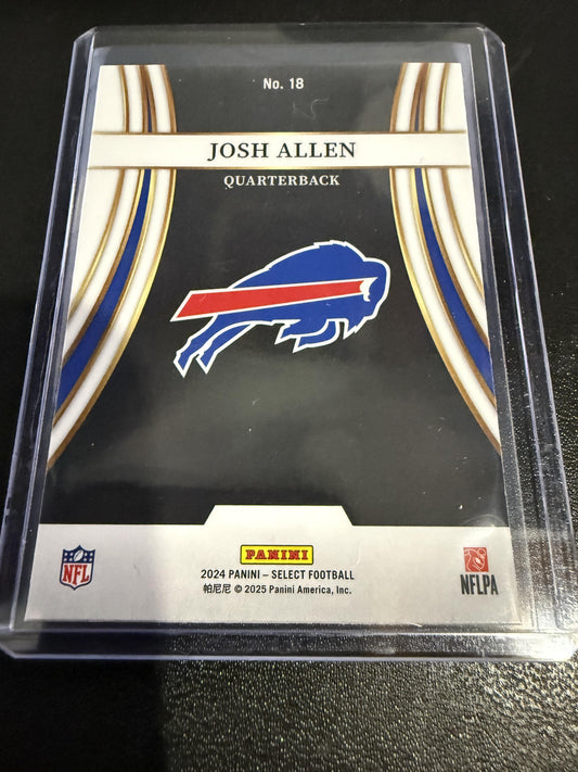 2024 Panini Select #18 Josh Allen Turbocharged