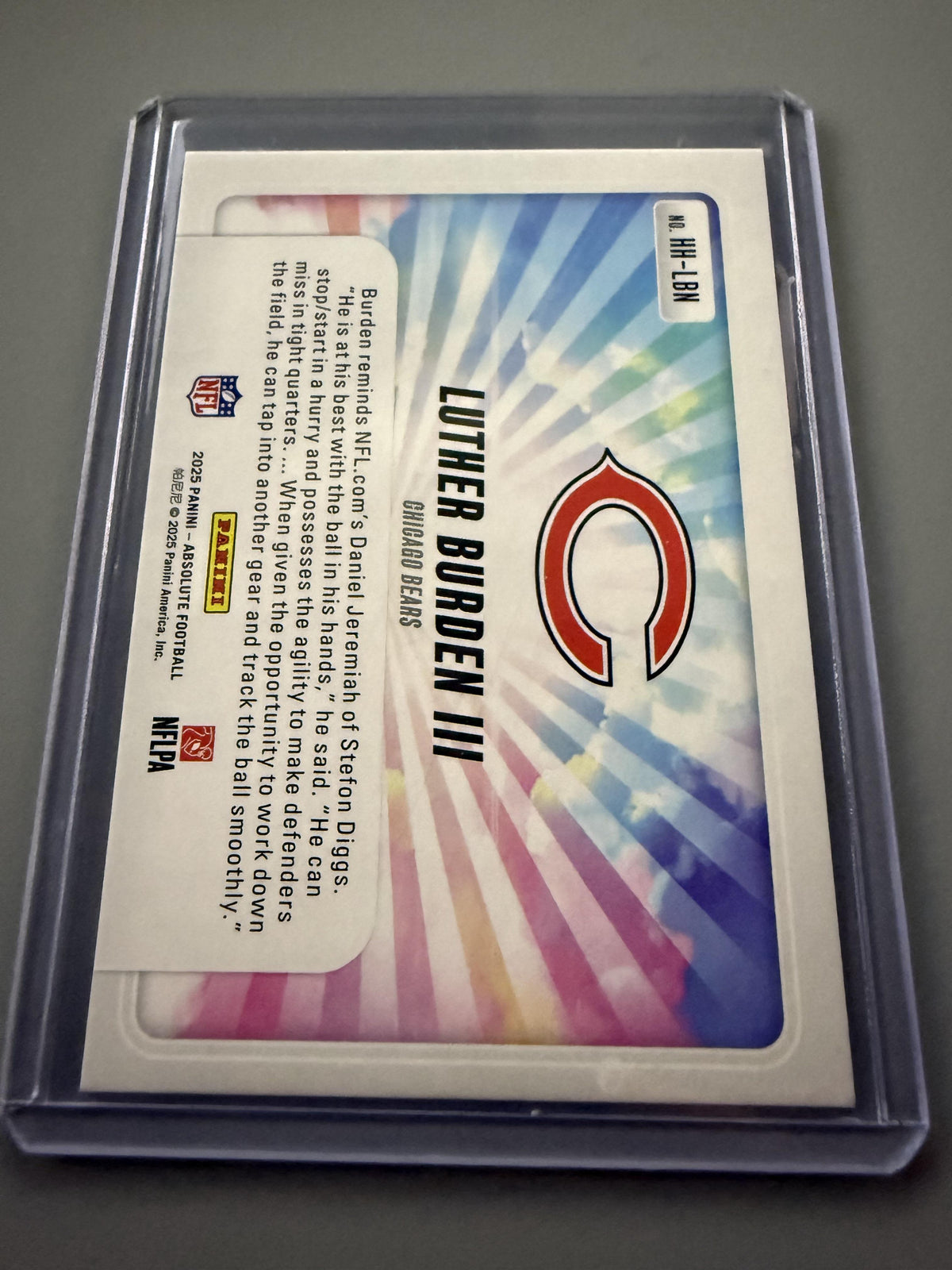 2025 Panini Absolute #HH-LBN Luther Burden III Hog Heaven
