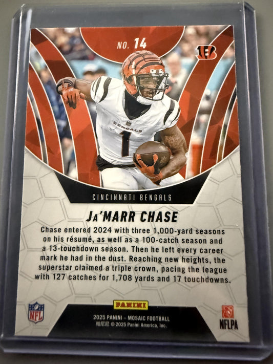 2025 Panini Mosaic #14 Ja’Marr Chase Elevate