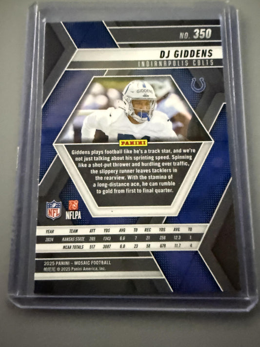 2025 Panini Mosaic #350 DJ Giddens
