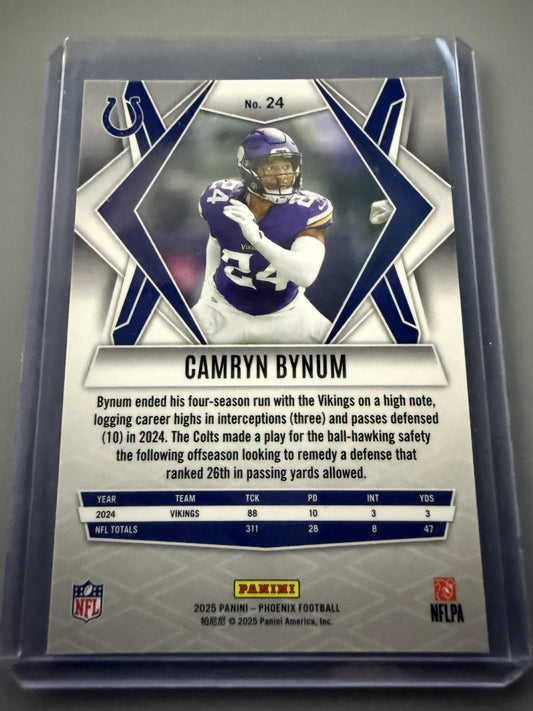 2025 Panini Phoenix #24 Camryn Bynum Silver Hyper Prizm