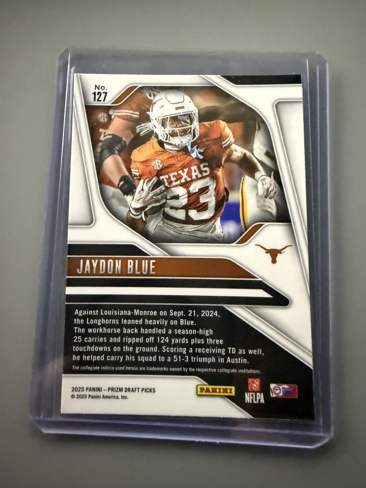 2025 Panini Prizm Draft Picks #127 Jaydon Blue
