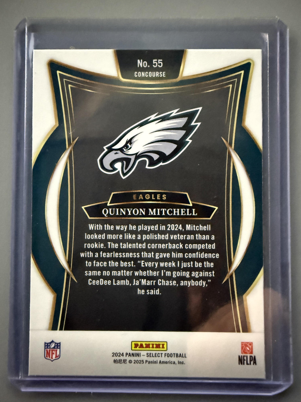 2024 Panini Select #55 Quinyon Mitchell
