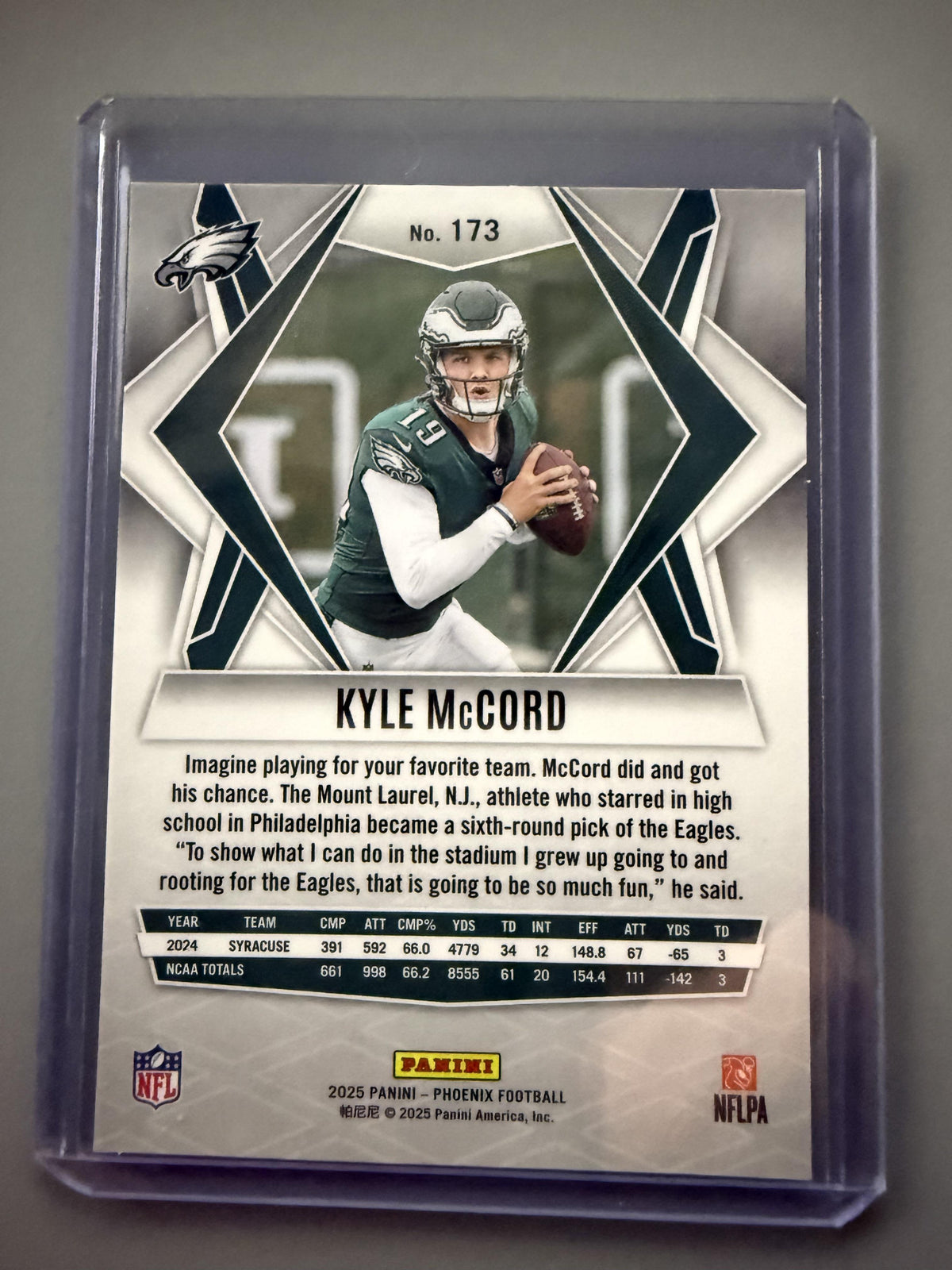2025 Panini Phoenix #173 Kyle McCord