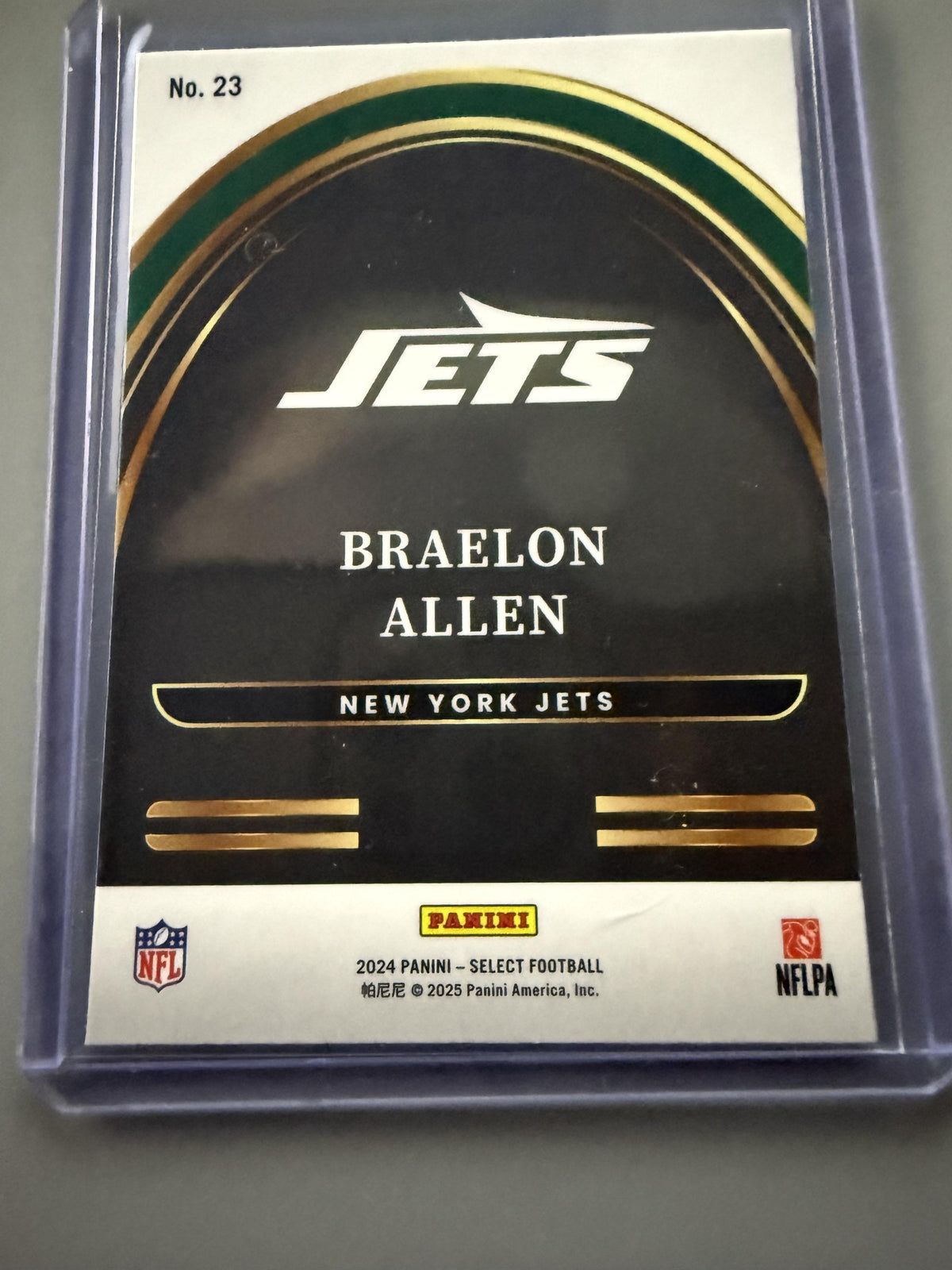 2024 Panini Select #23 Braelon Allen Select Future Prizm