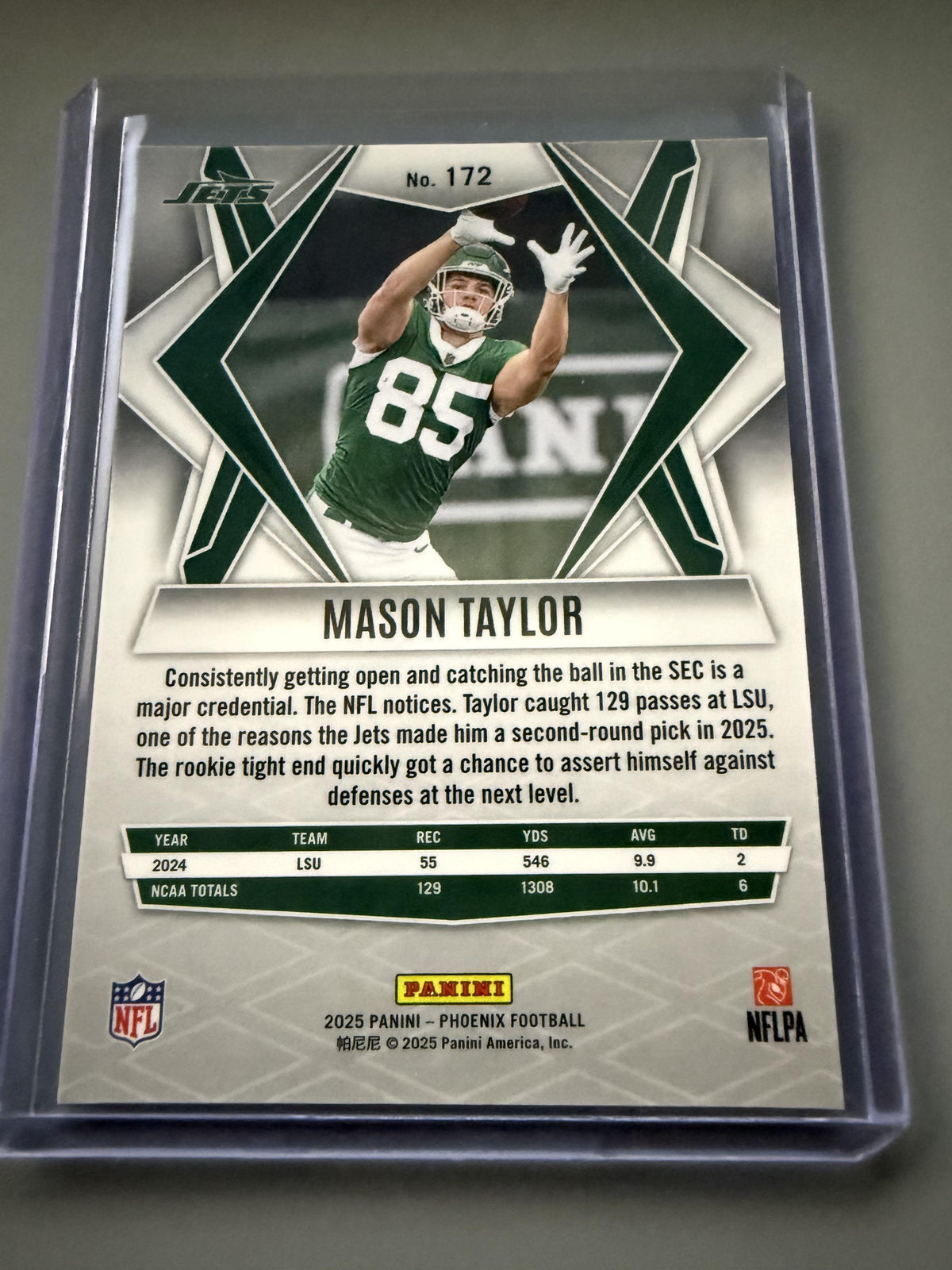 2025 Panini Phoenix #172 Mason Taylor