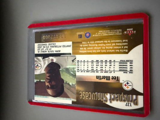 2000 Fleer Showcase #127 Tee Martin #/2000