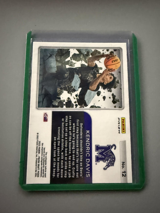 2023 Panini Prizm Draft Picks #12 Kendric Davis Prizm Break