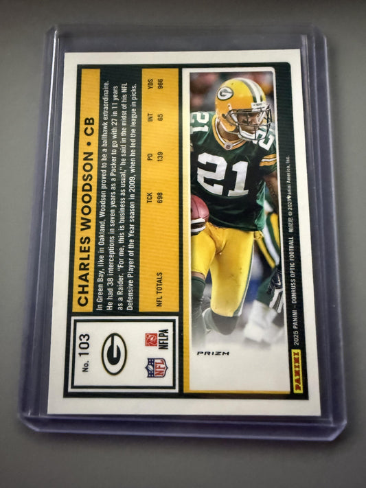 2025 Donruss Optic #103 Charles Woodson Holo
