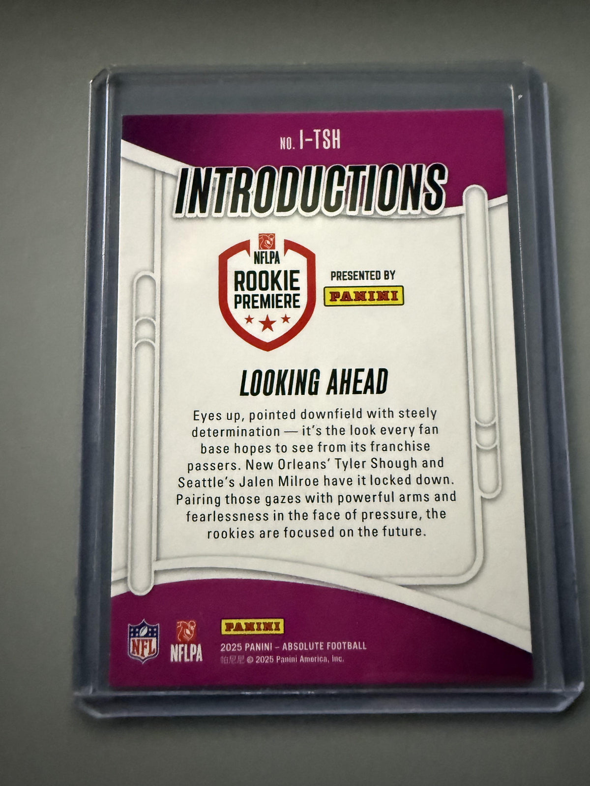 2025 Panini Absolute #I-TSH Looking Ahead Introductions