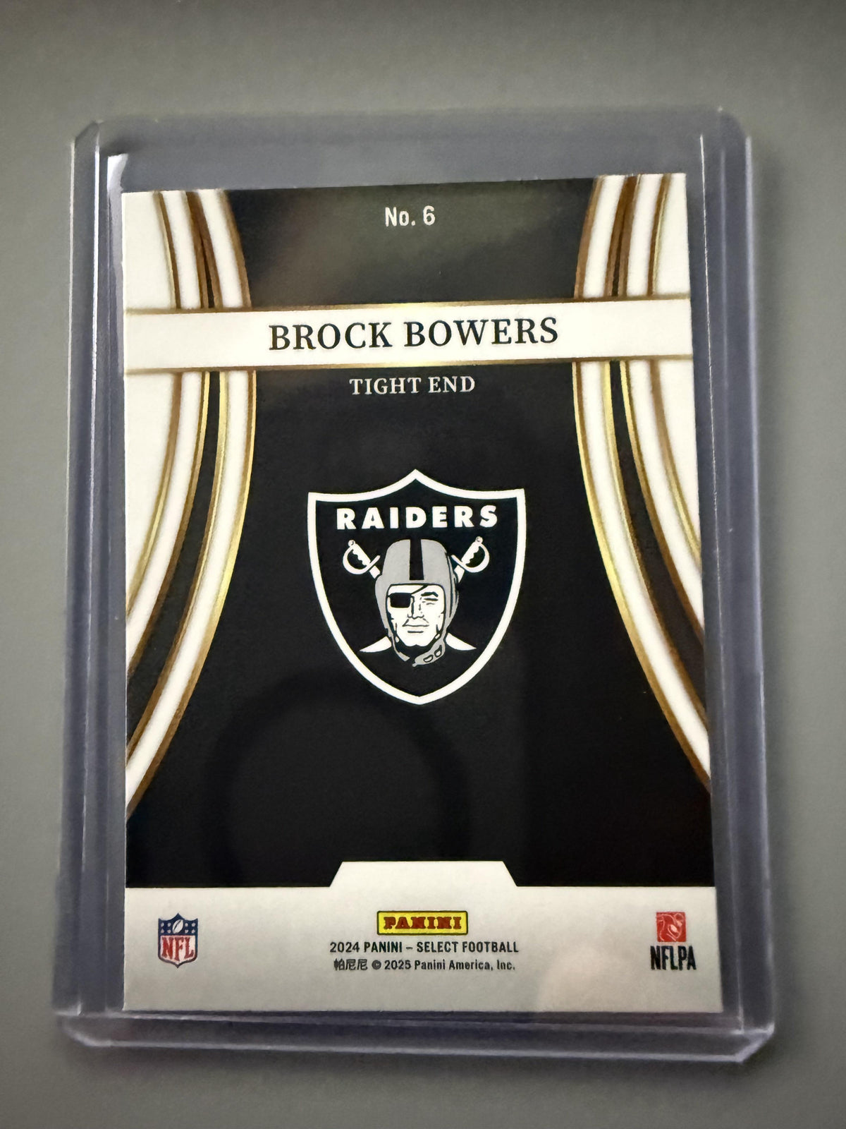 2024 Panini Select #6 Brock Bowers Turbocharged
