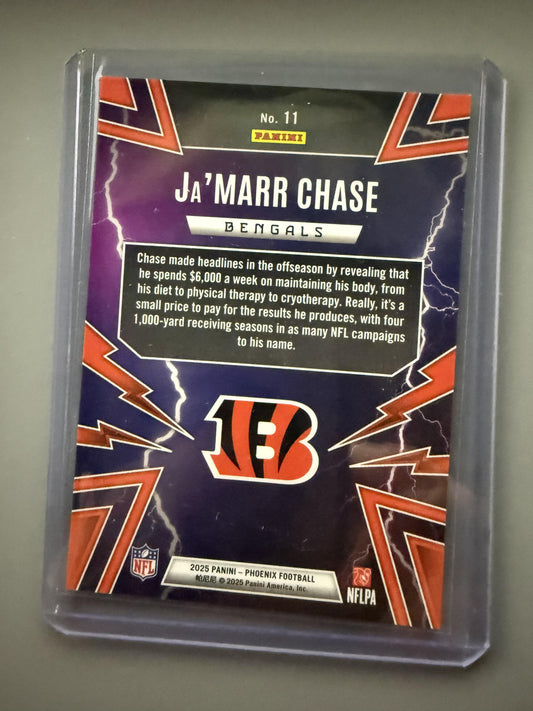 2025 Panini Phoenix #11 Ja'Marr Chase Thunderbirds