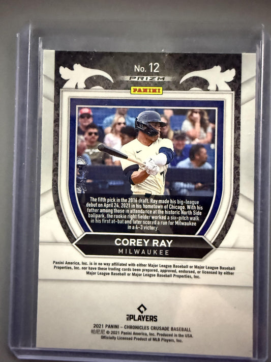2021 Panini Chronicles #12 Corey Ray Crusade