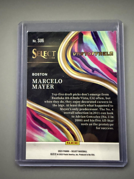 2023 Panini Select #SU6 Marcelo Mayer Unstoppable