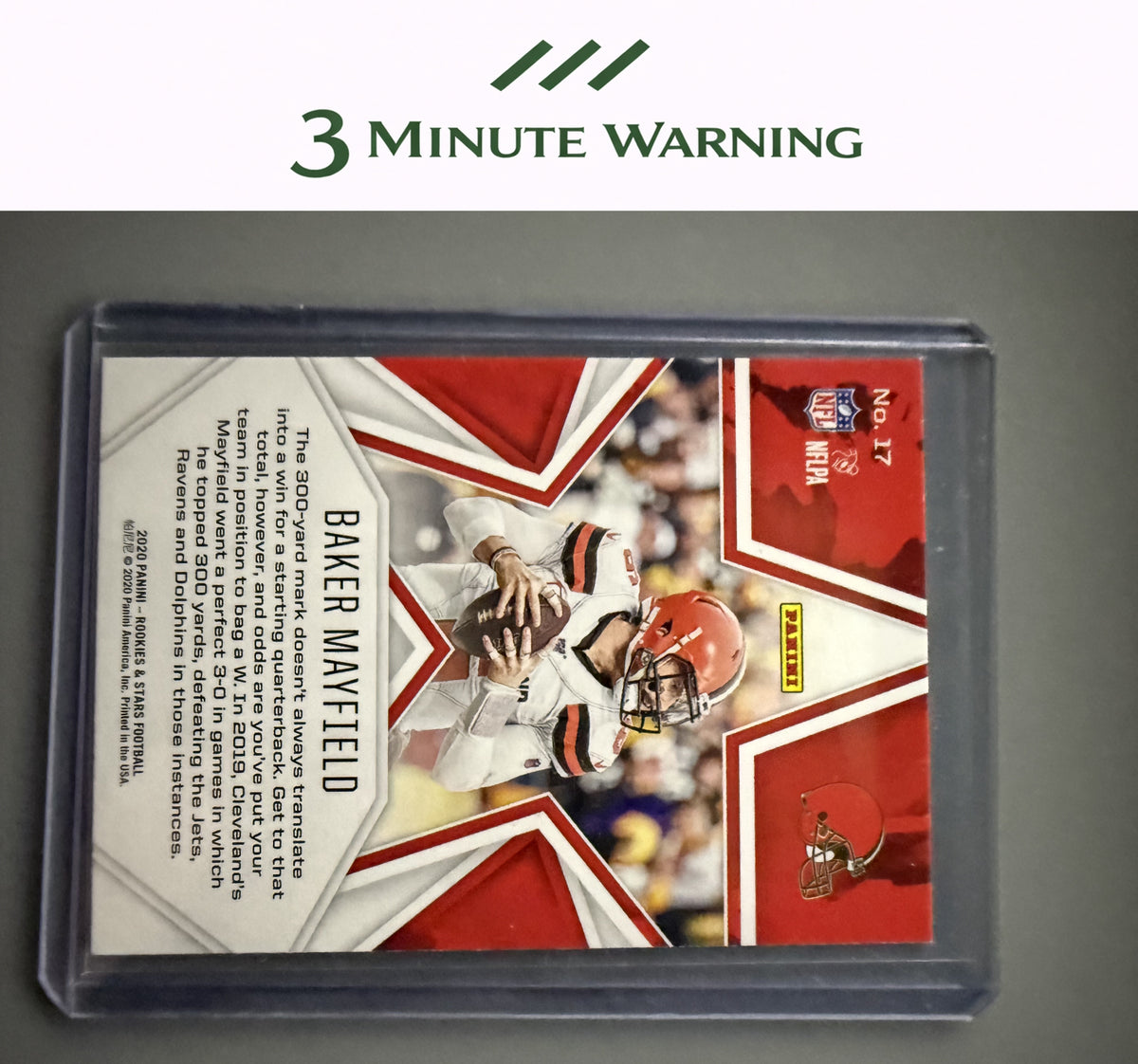 2020 Panini Rookies & Stars #17 Baker Mayfield