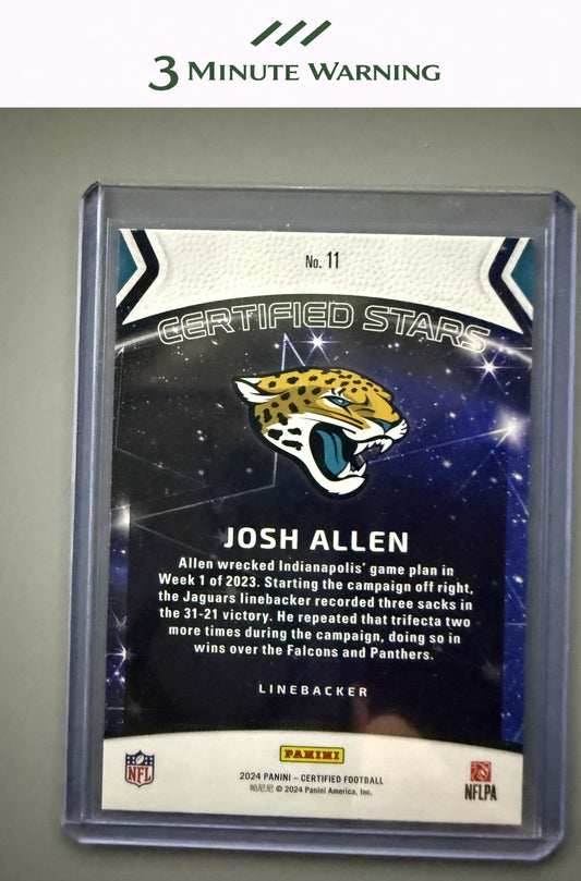 2024 Panini Certified #11 Josh Hines-Allen Certified Stars