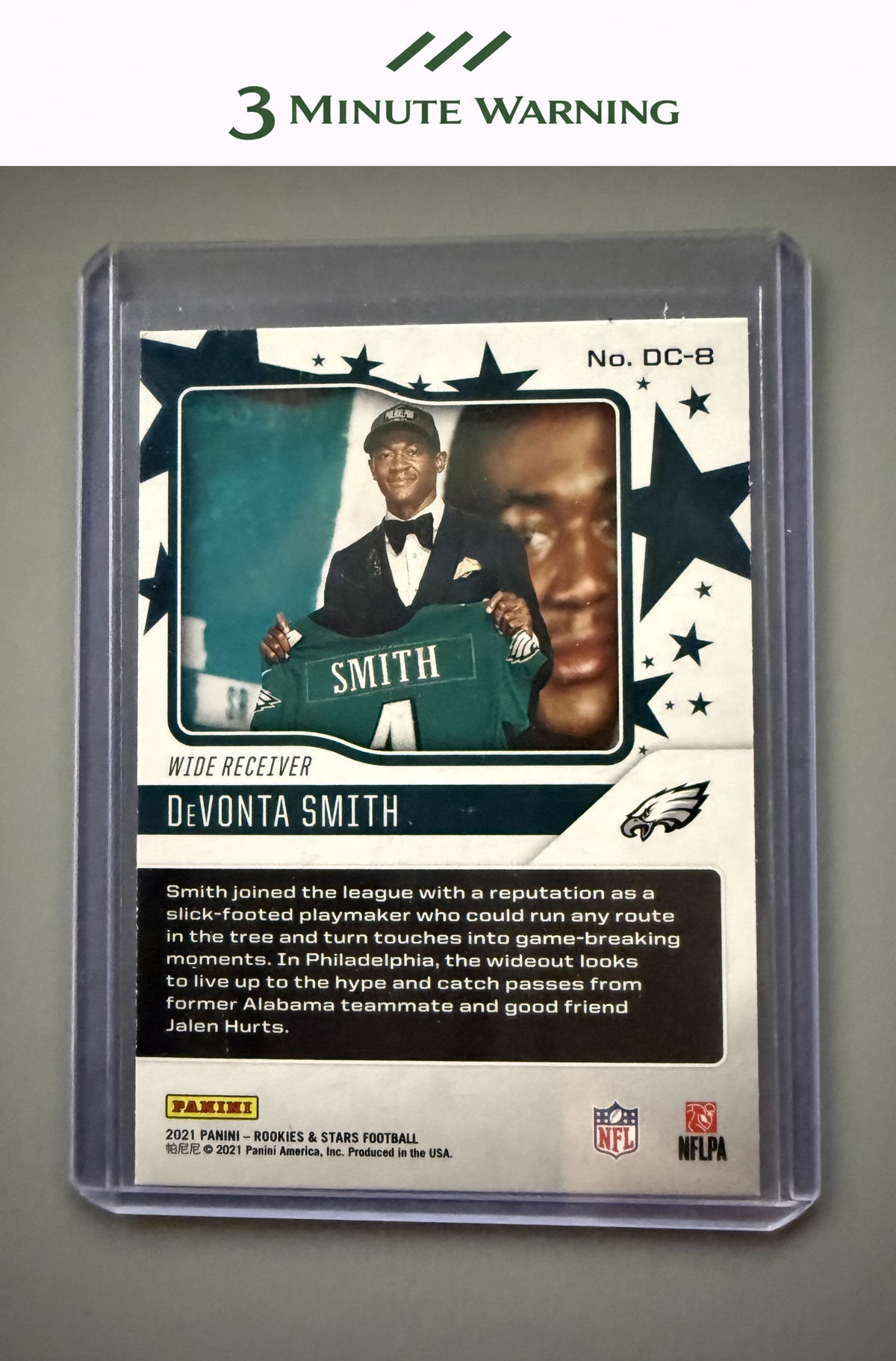 2021 Panini Rookies & Stars #DC-8 DeVonta Smith Draft Class