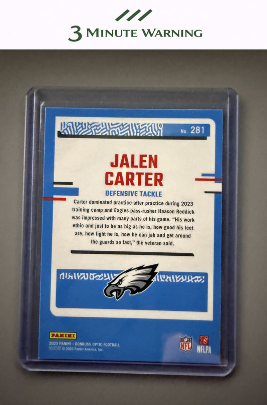 2023 Donruss Optic #281 Jalen Carter