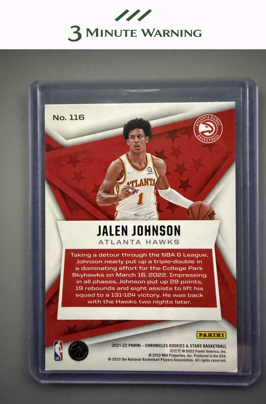 2021-22 Panini Chronicles #116 Jalen Johnson