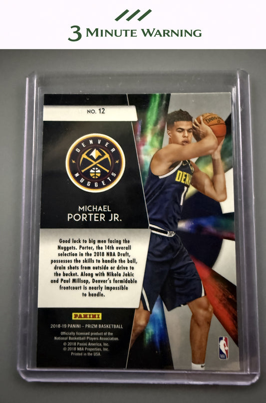 2018-19 Panini Prizm #12 Michael Porter Jr. Freshman Phenoms