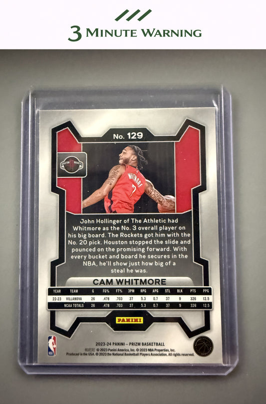 2023-24 Panini Prizm #129 Cam Whitmore