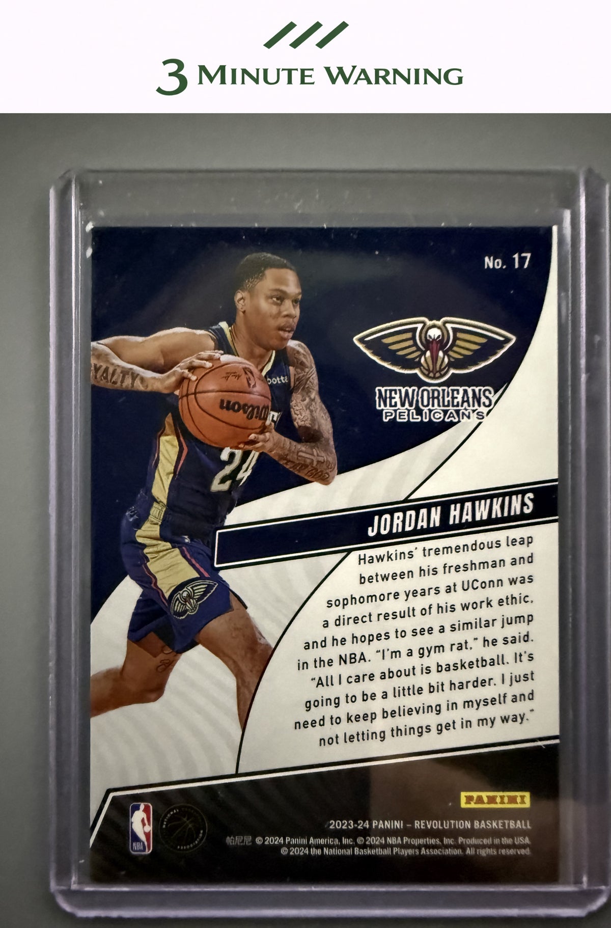 2023-24 Panini Revolution #17 Jordan Hawkins Rookie Revolution