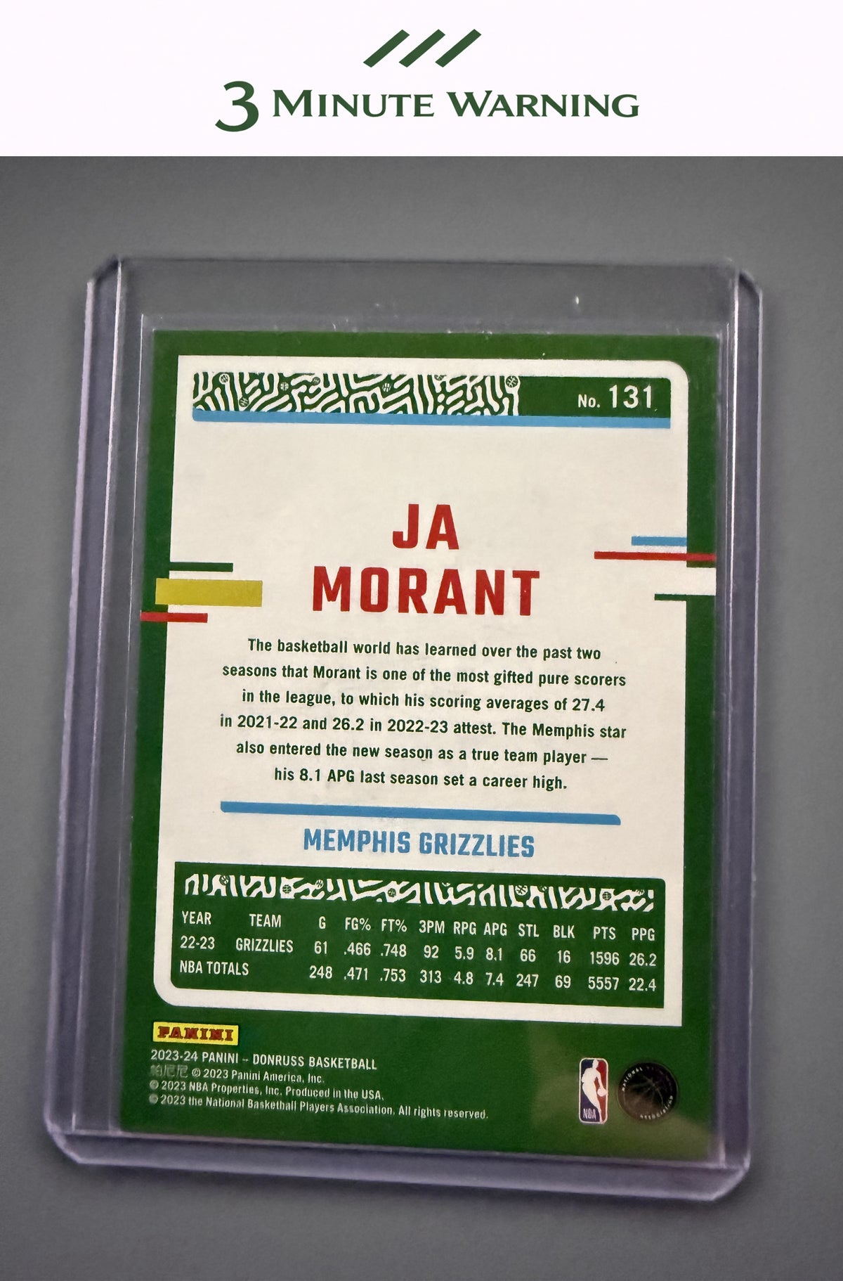 2023-24 Donruss #131 Ja Morant