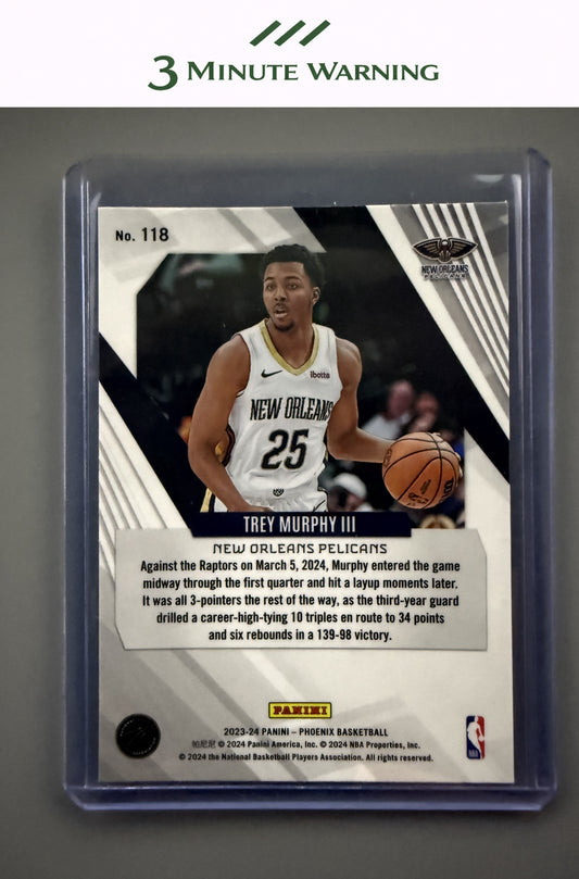 2023-24 Panini Phoenix #118 Trey Murphy III