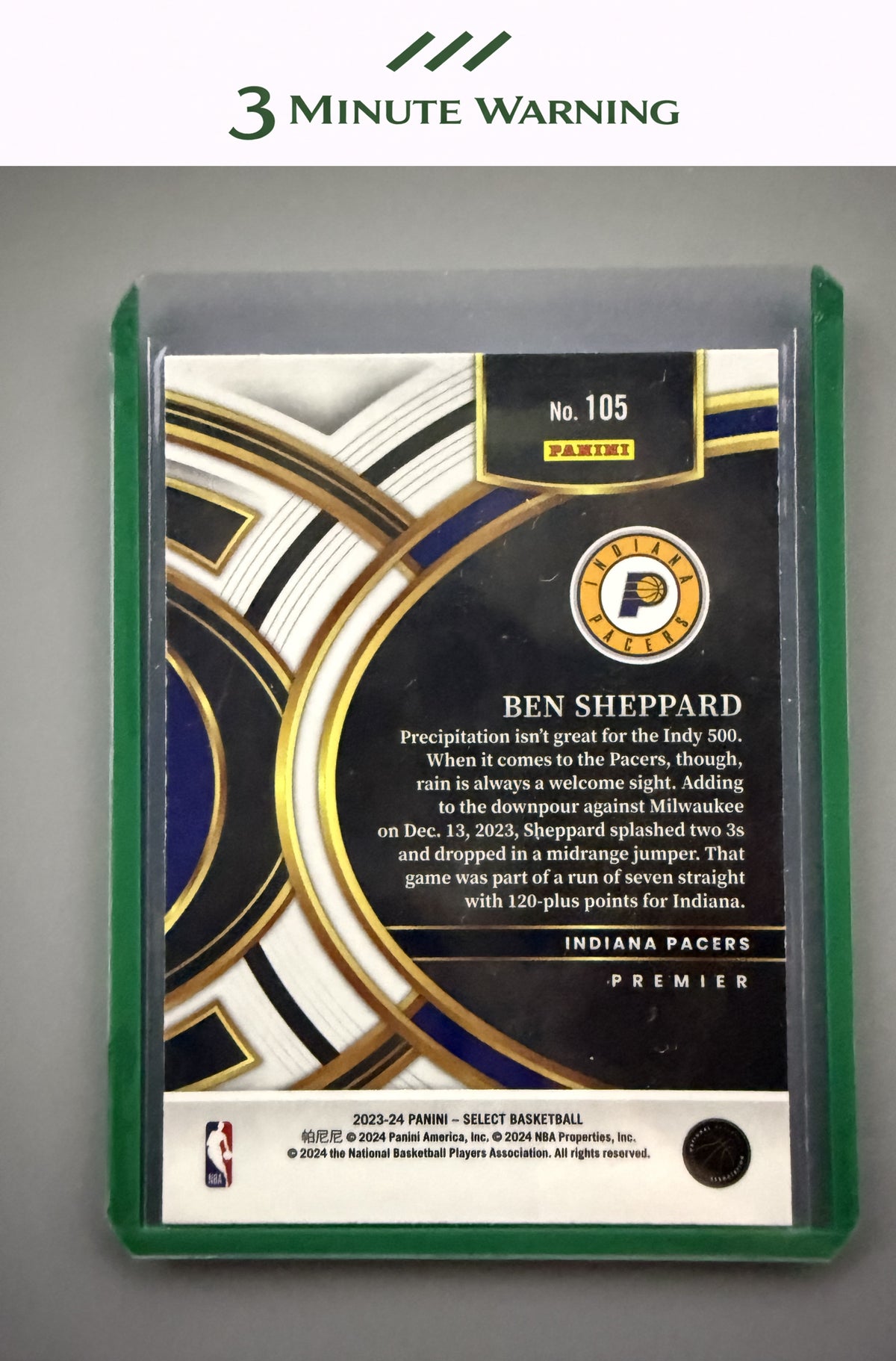 2023-24 Panini Select #105 Ben Sheppard