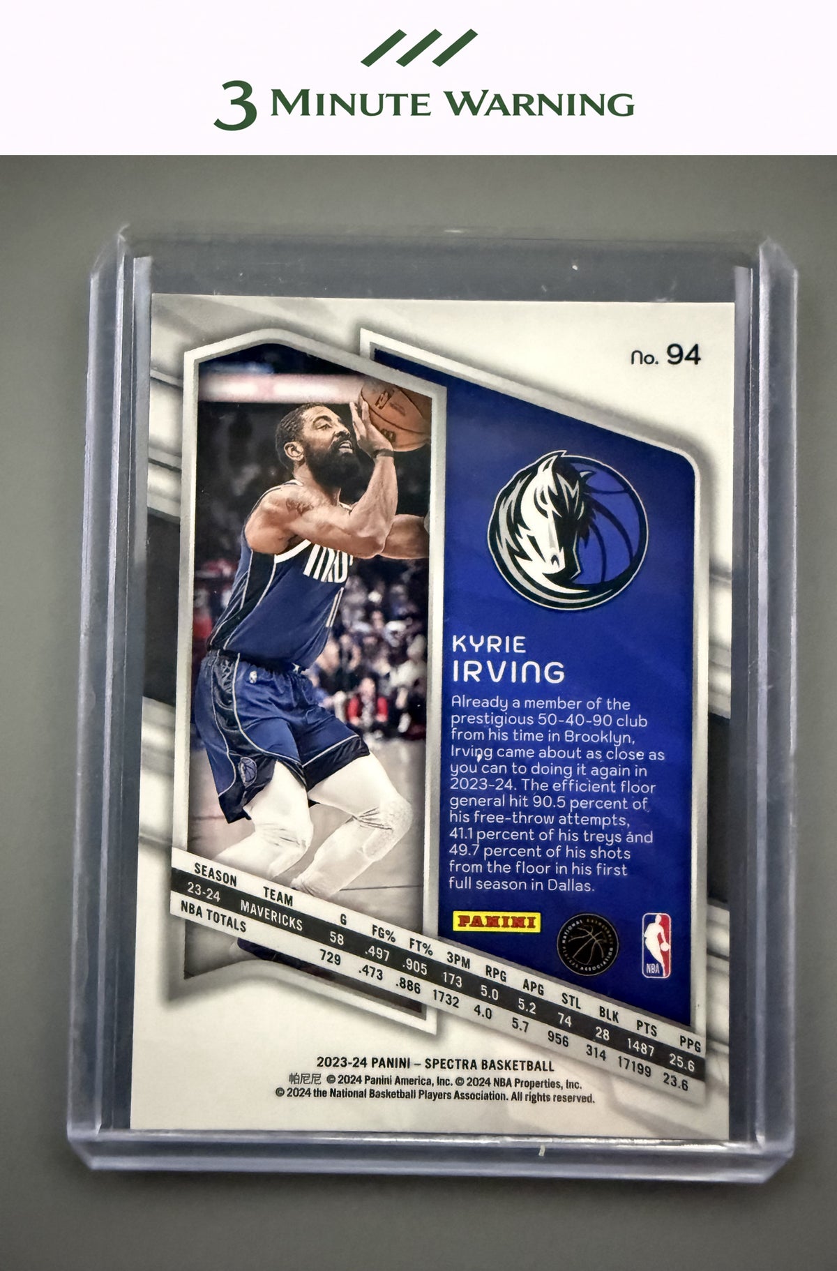 2023-24 Panini Spectra #94 Kyrie Irving