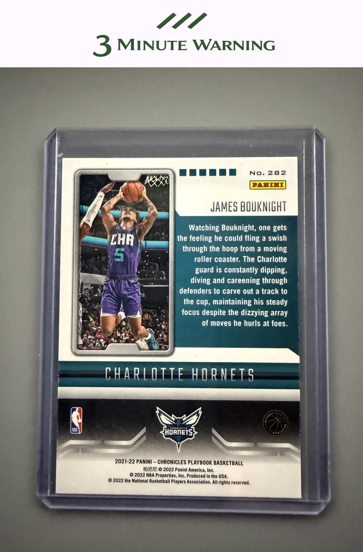 2021-22 Panini Chronicles #282 James Bouknight Pink