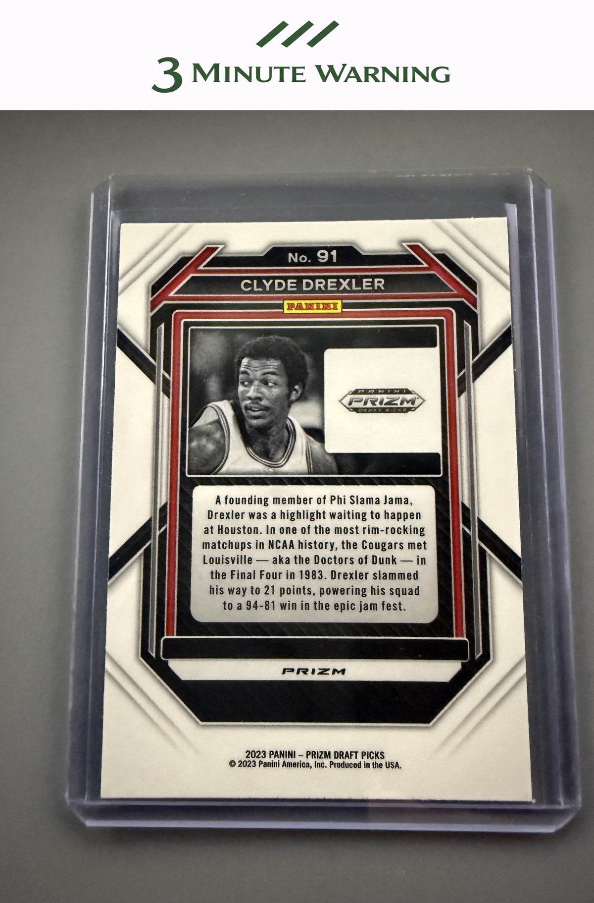 2023 Panini Prizm Draft Picks #91 Clyde Drexler Hyper
