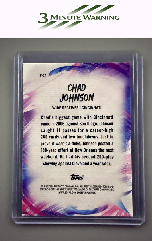2024 Topps Chrome #F-21 Chad Johnson Finesse