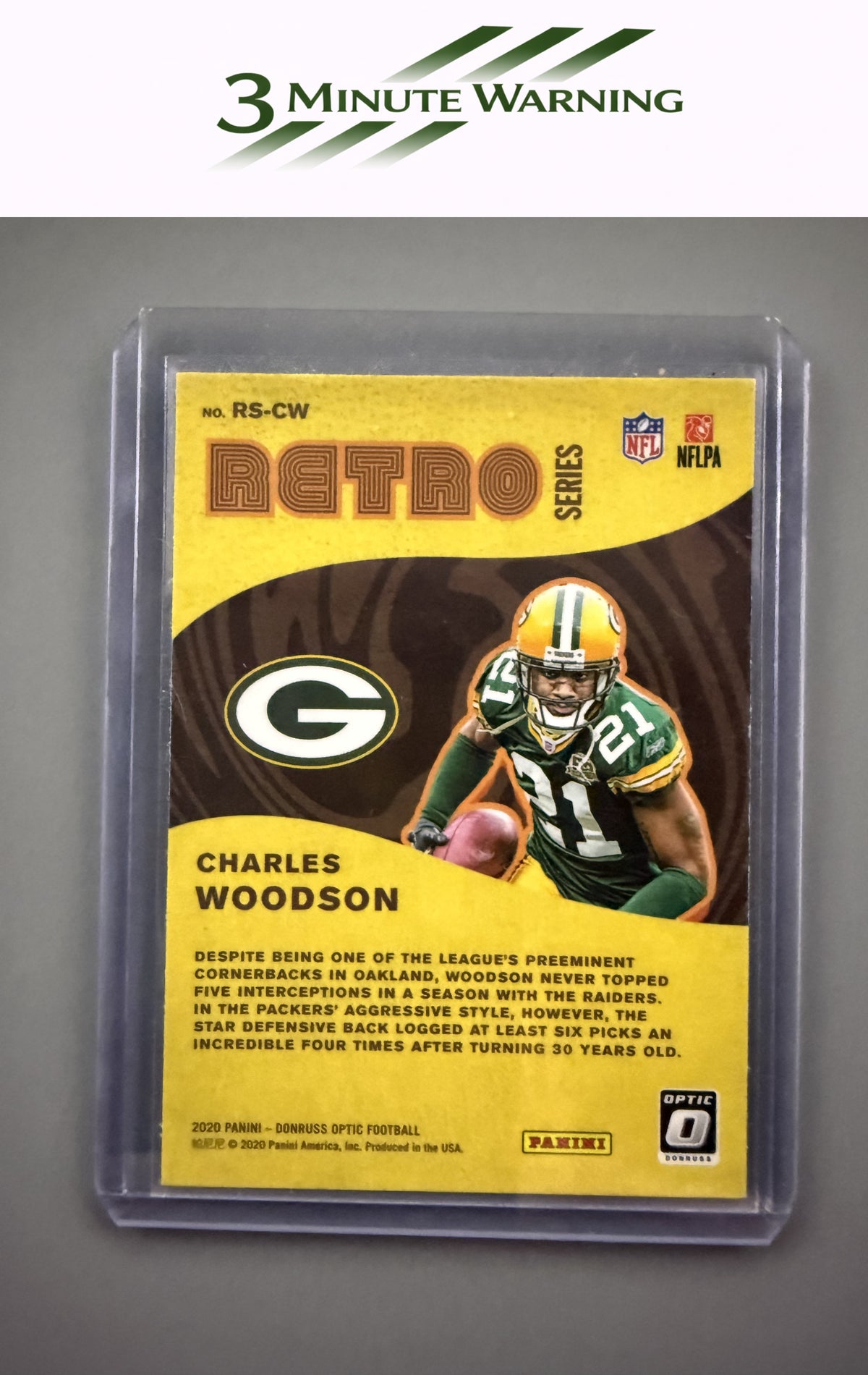 2020 Donruss Optic #RS-CW Charles Woodson Retro Series