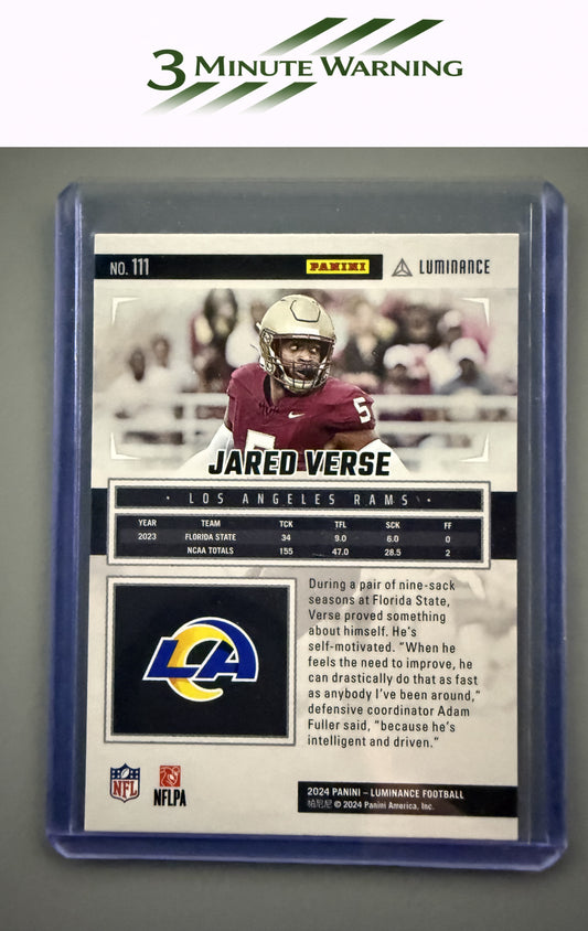 2024 Panini Luminance #111 Jared Verse