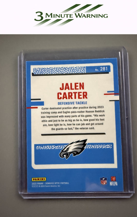 2023 Donruss Optic #281 Jalen Carter