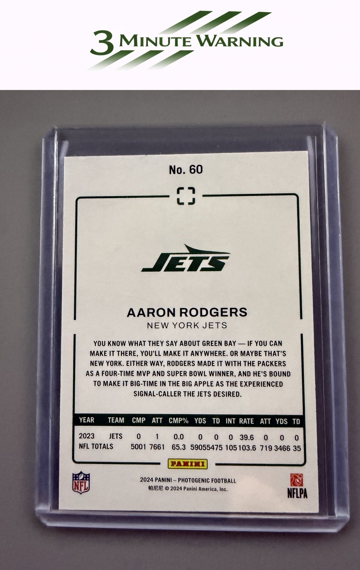 2024 Panini Photogenic #60 Aaron Rodgers