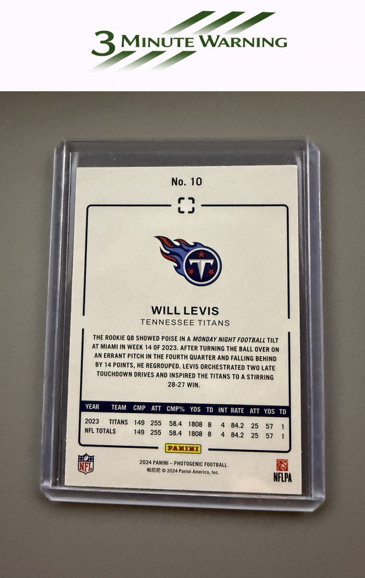 2024 Panini Photogenic #10 Will Levis