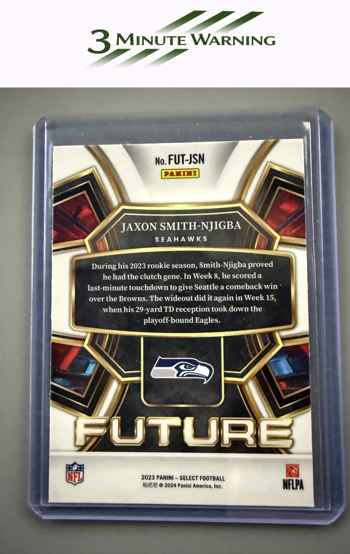 2023 Panini Select #FUT-JSN Jaxon Smith-Njigba Future