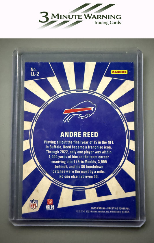 2023 Panini Prestige #LL-2 Andre Reed Living Legends