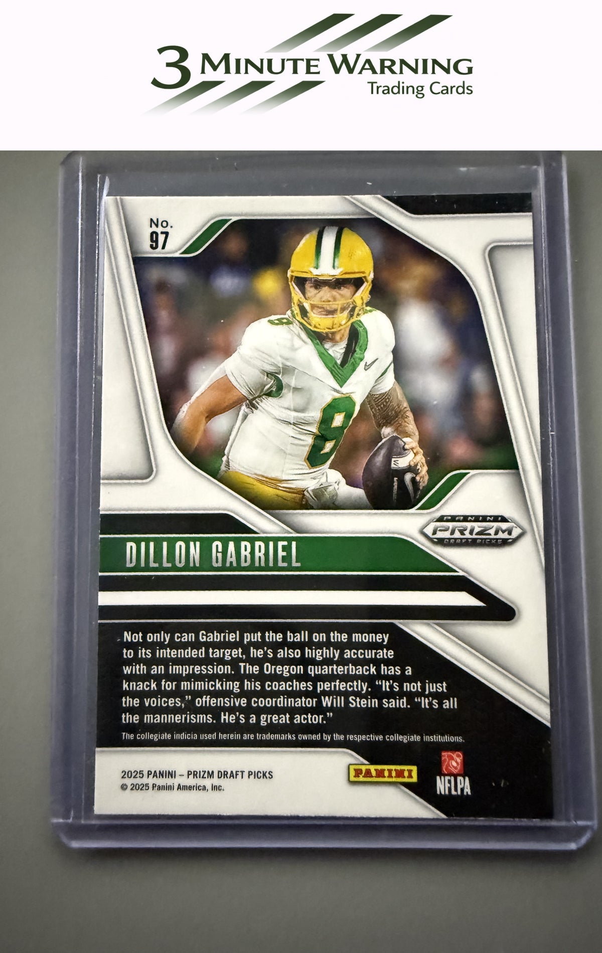 2025 Panini Prizm Draft Picks #97 Dillon Gabriel