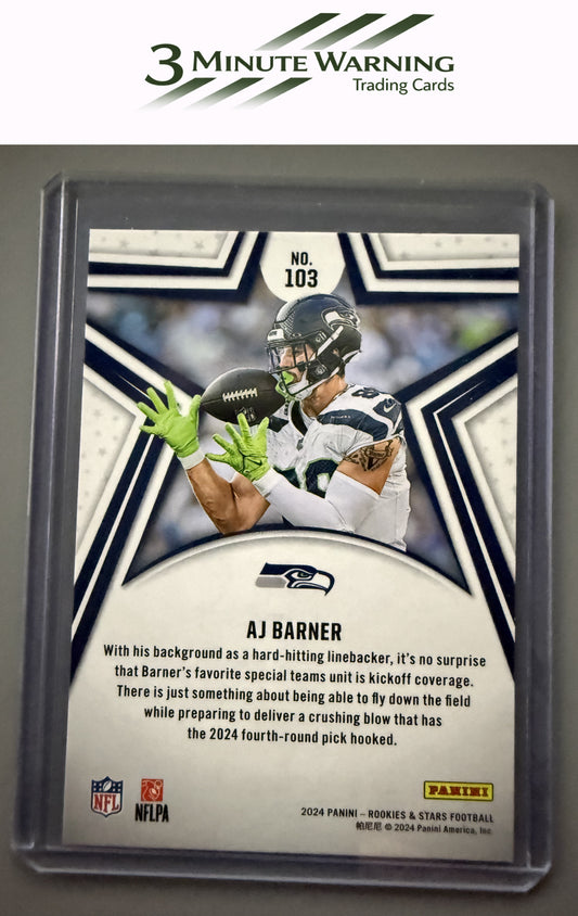 2024 Panini Rookies & Stars #103 AJ Barner Red