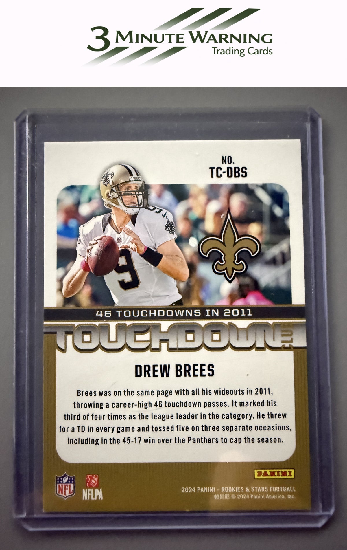 2024 Panini Rookies & Stars #TC-DBS Drew Brees Touchdown Club