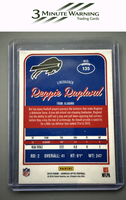 2016 Donruss Optic #135 Reggie Ragland Purple