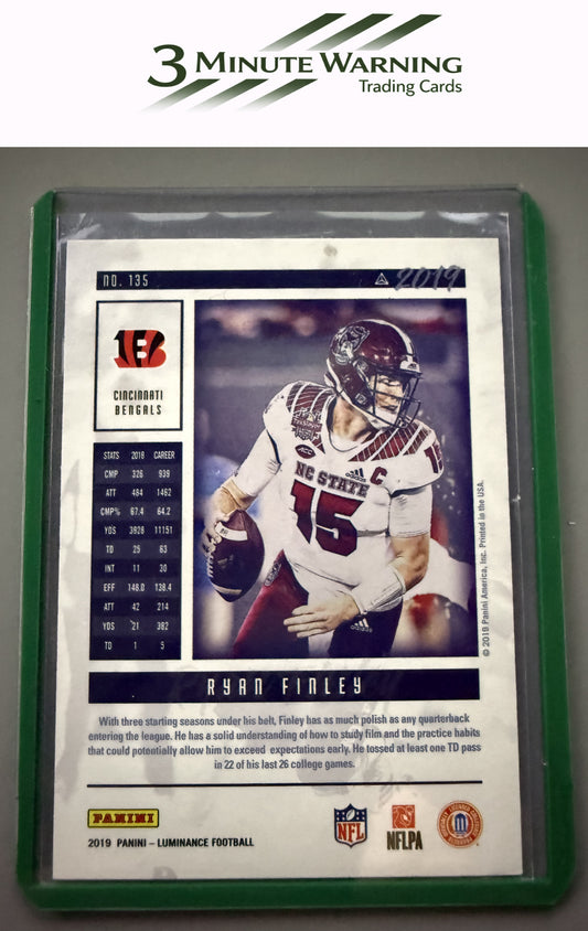 2019 Panini Luminance #135 Ryan Finley