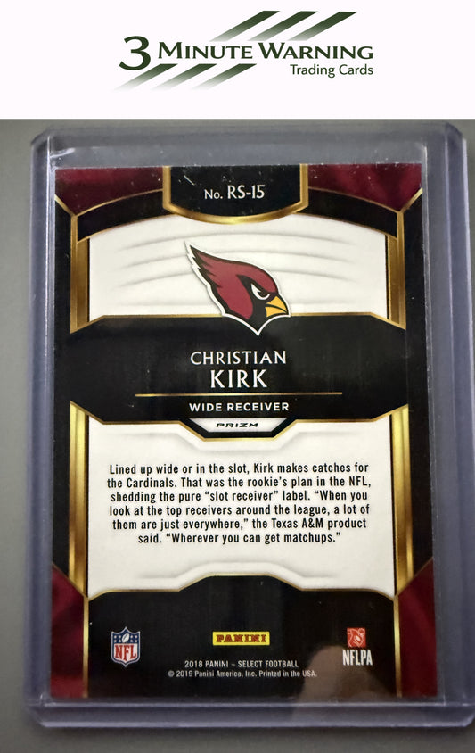 2018 Panini Select #RS-15 Christian Kirk Rookie Selections Prizm