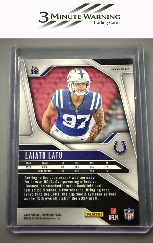 2024 Panini Prizm #366 Laiatu Latu Silver