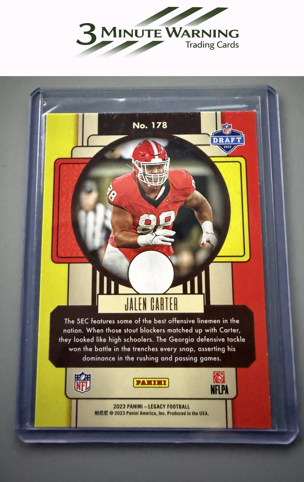 2023 Panini Legacy #178 Jalen Carter